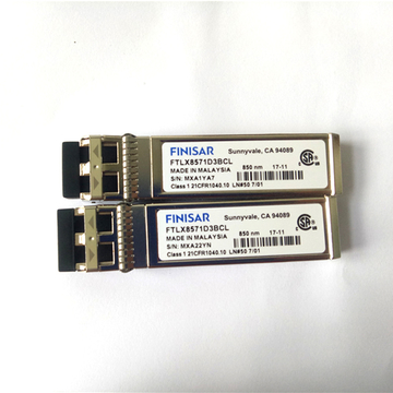 Finisar FTLX8571D3BCL 10Gb/S 850nm Multimode Datacom SFP+ Transceiver For 10GBASE-SR/SW 10G Ethernet