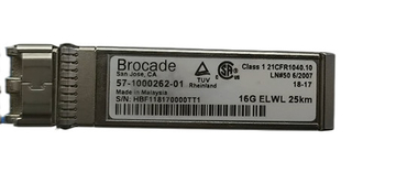 Brocade 57-1000262-01 FC SFP+ Transceiver SFP+16G ELWL 1310nm 25km Single Mode