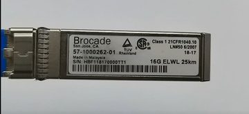 Brocade FC SFP Transceiver 57-1000262-01 16G
